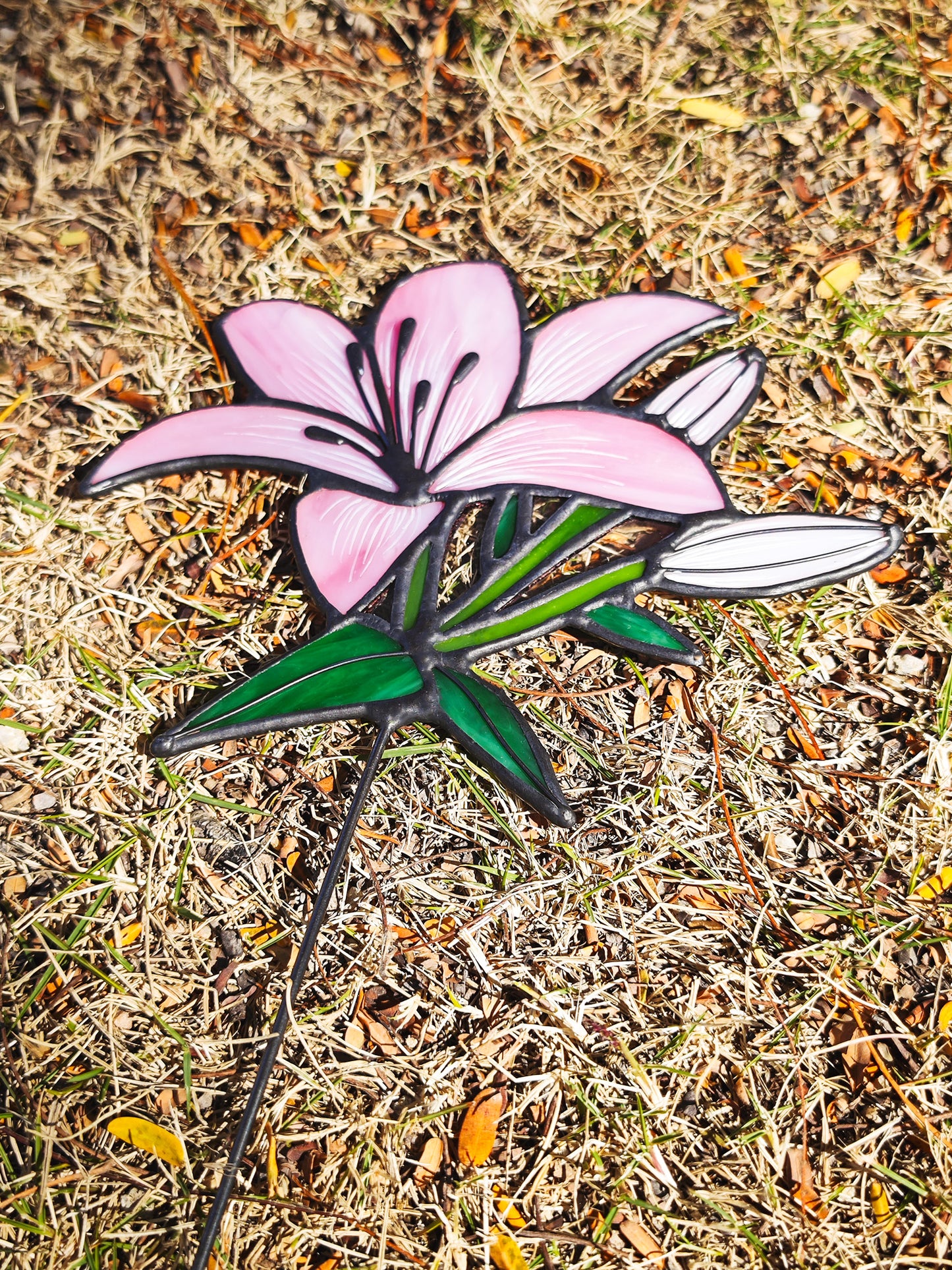 Stained Glass Flower, Mother’s Day Gift – Personalized Birth Flower Suncatcher, Handmade Glass Art, Unique Floral Home Decor, Window Hanging